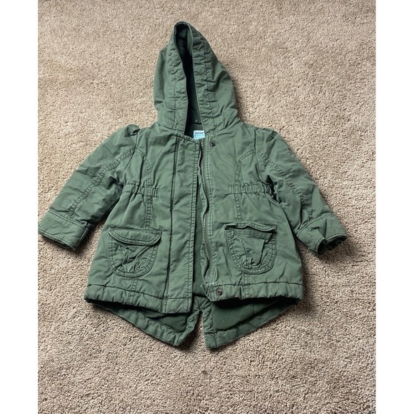 Old Navy Army Green Parka Jacket - Picture 1 of 5